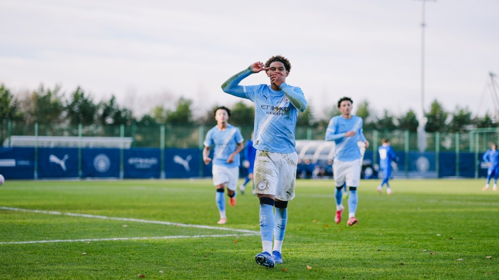 STRIKE A POSE : Floyd Samba is pulling all the strings for the Under-18s in 2025/26.