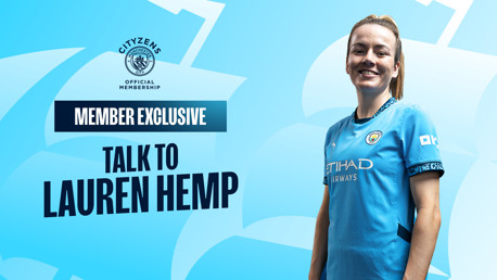 Members and Season Ticket Members can join a video call with Lauren Hemp today!