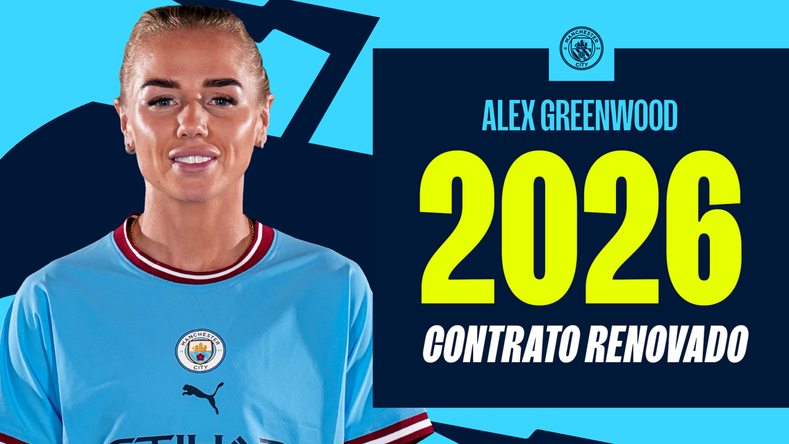 Greenwood assina extensão de contrato de três anos com o City