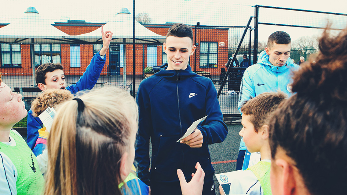 Top of the class! Foden's Christmas treat