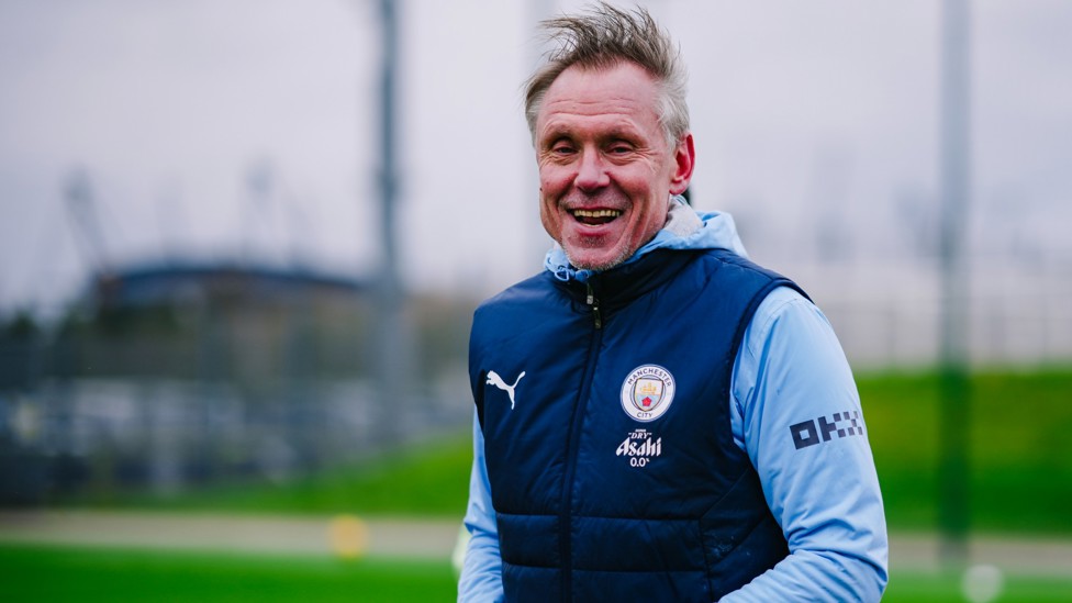 ALL SMILES : Andree Jeglertz is happy with what he sees