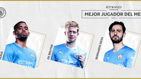 ¡Vota al Mejor Jugador Etihad del mes de abril!