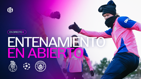 En directo: El City se prepara para el estreno europeo