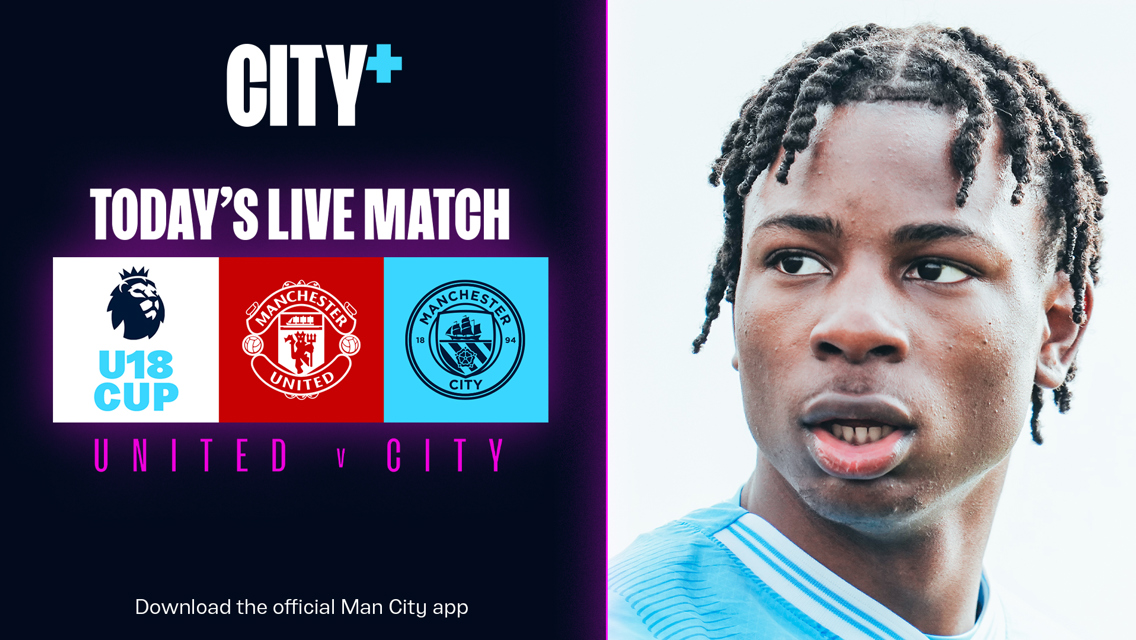 WATCH TODAY: United v City - Under-18 Premier League Cup final