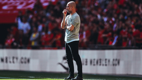 PEP: The boss watches on.