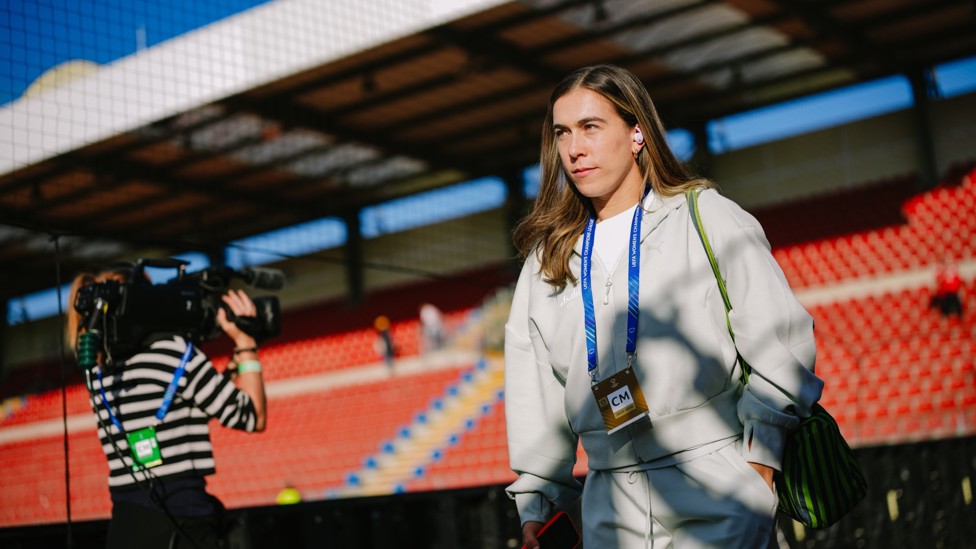 READY FOR ACTION : Sam Coffey has her game face on ahead of her Champions League debut.