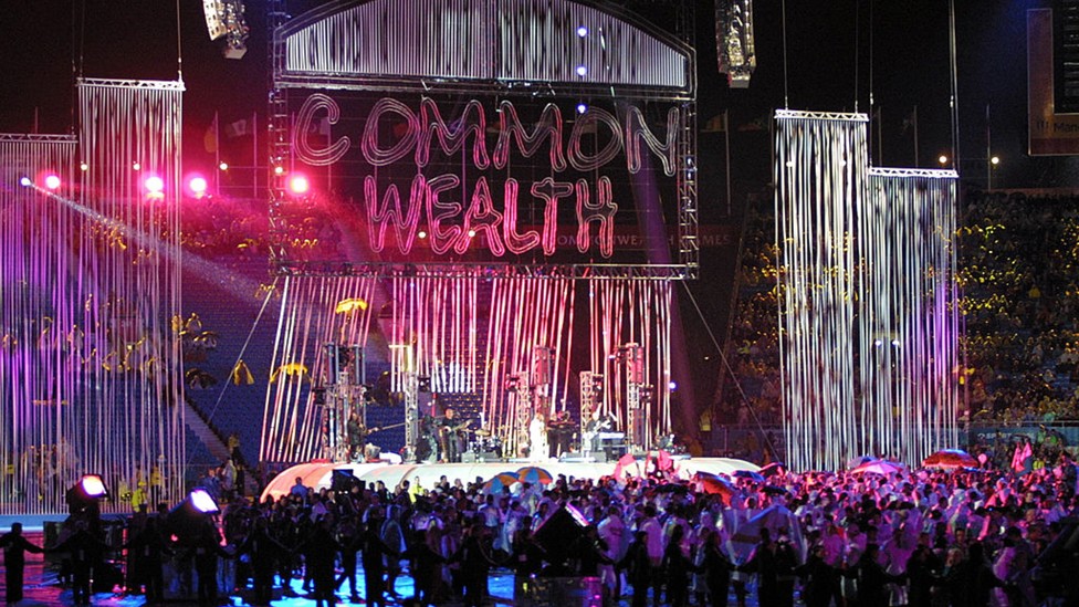 COMMONWEALTH : A message of unity is spelt out at the closing ceremony