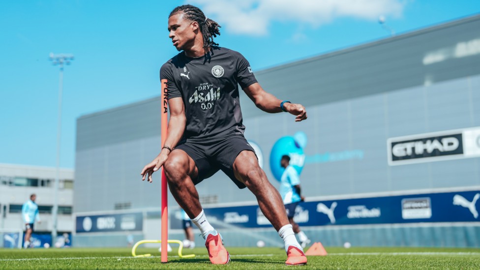 DUTCH MASTER: Nathan Ake moves through the gears.