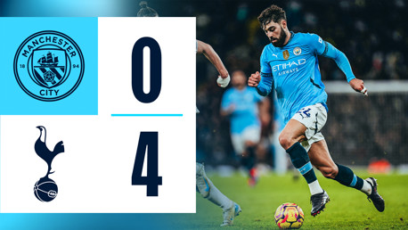 City 0-4 Tottenham: resumen breve