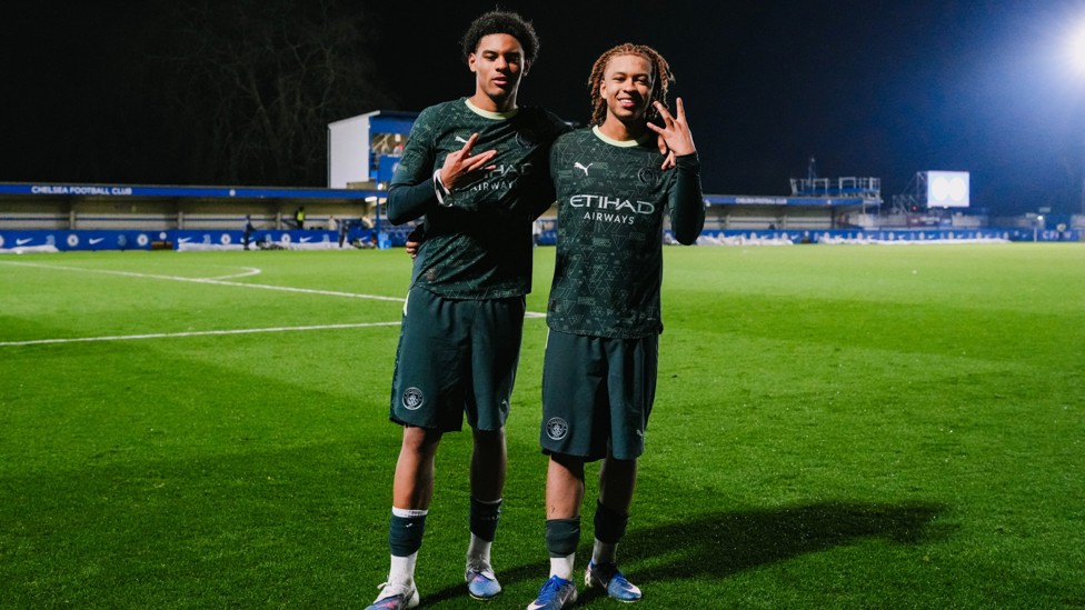 DOUBLE TROUBLE : Floyd and Tyrone Samba celebrate our amazing win!