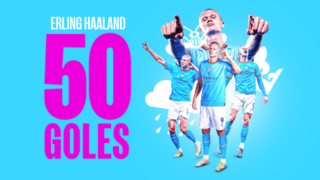 Erling Haaland alcanza los 50 goles con el City