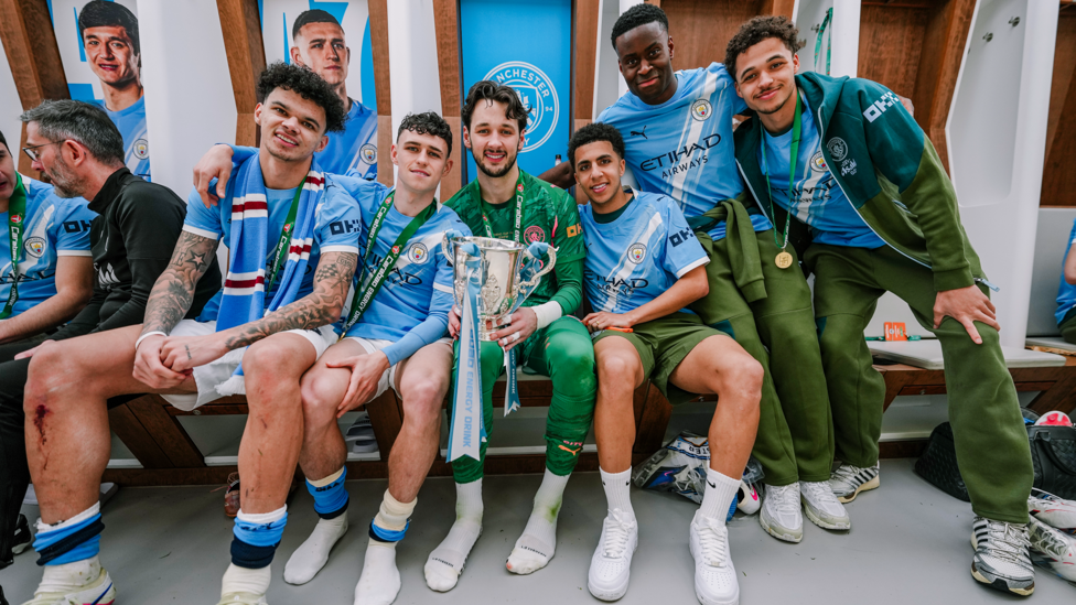 ENGLAND'S FINEST : Striking a pose.