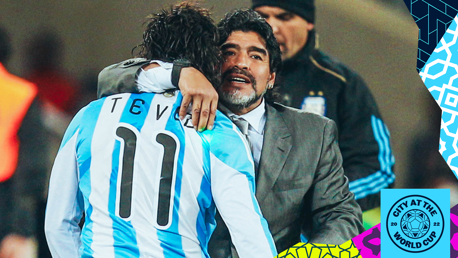 City-Mundial: Tévez en la Argentina de Maradona