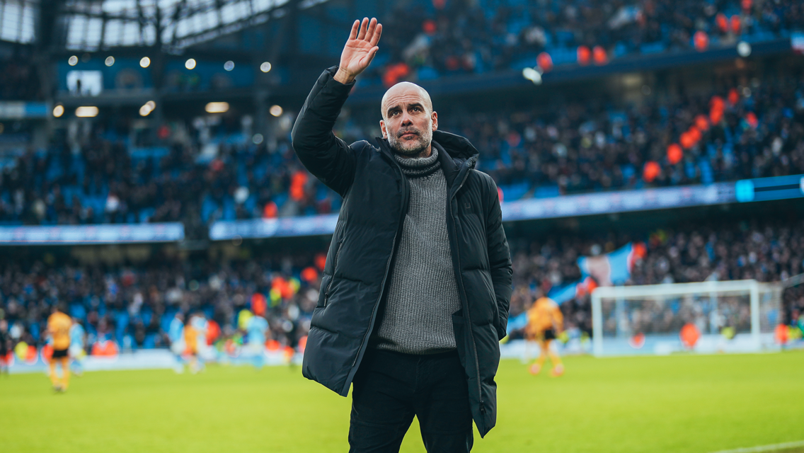 THE BOSS: On the touchline.