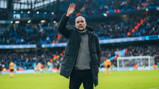 THE BOSS: On the touchline.
