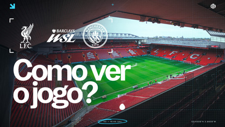 Como posso assistir Liverpool x City na TV?