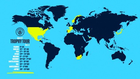 City announce Global Trophy Tour 2022