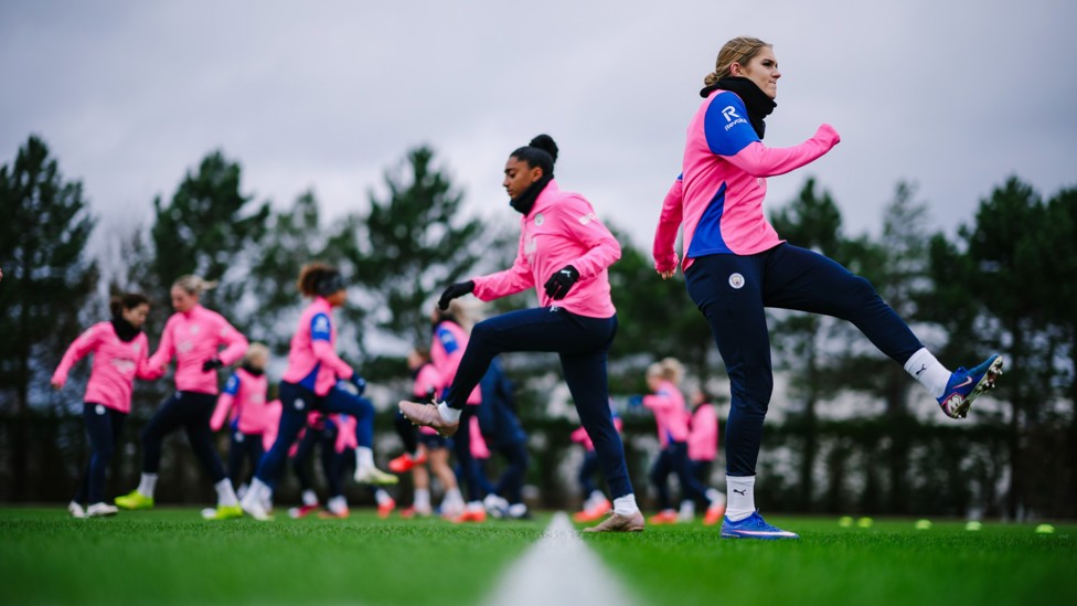 STRETCH IT OUT : The hard work begins