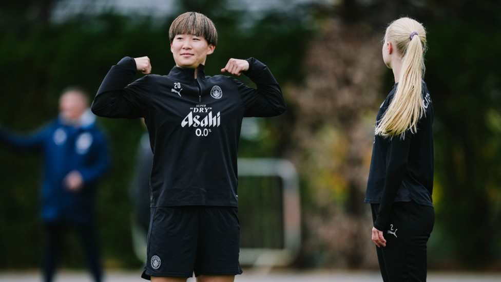 STRENGTH TO ENDURE: Aoba Fujino gears up for the next task in hand.