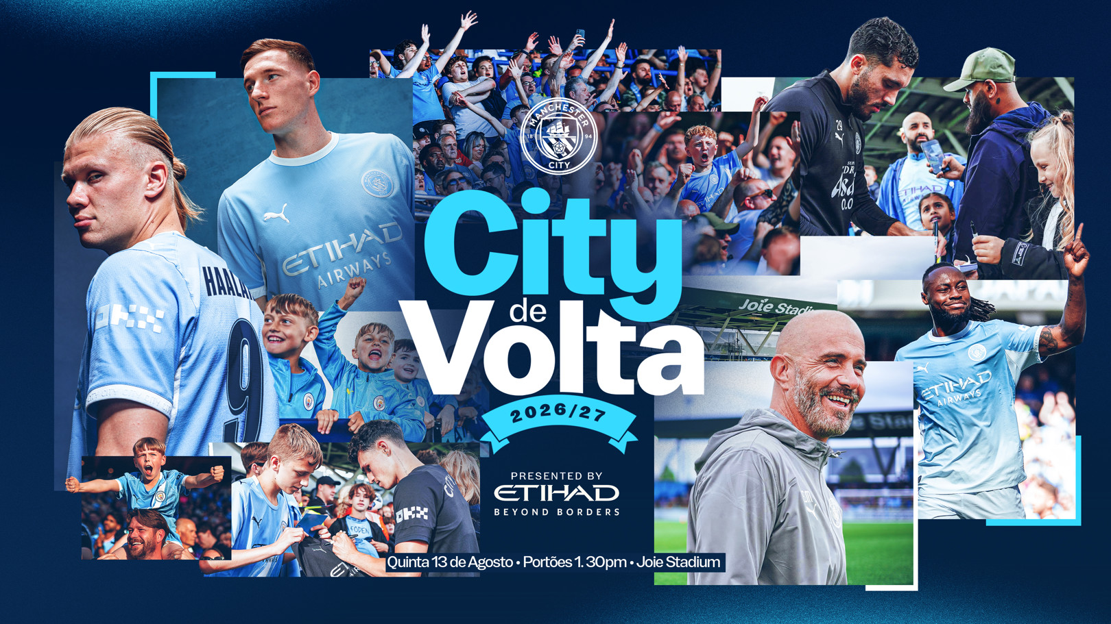City de Volta: Torcedores convidados para assistir ao treino