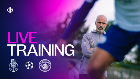 Watch now: City train ahead of Porto UCL opener