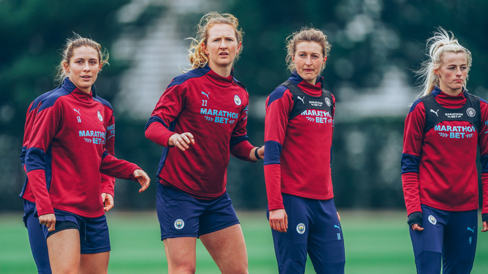 FAB FOUR : Abby Dahlkemper, Sam Mewis, Ellen White and Chloe Kelly