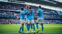 TEAM: Foden feels the love.