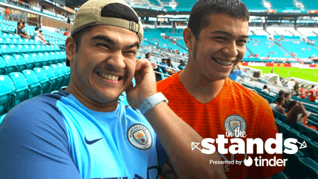In the stands: City at the Hard Rock Stadium