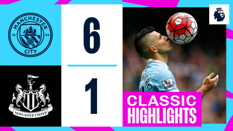 Classic highlights: City 6-1 Newcastle United - 2015