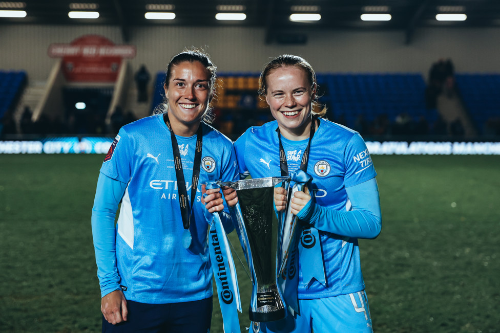CONTINENTAL CUP : The midfielder's first piece of silverware came after a 3-1 win over Chelsea in March 2022