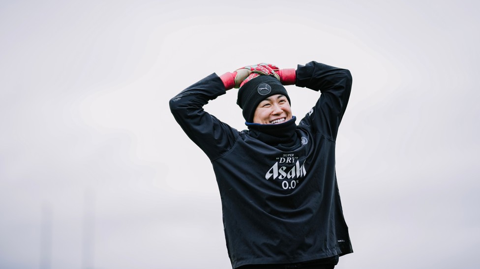 Ayaka Yamashita looks exasperated - but at what?