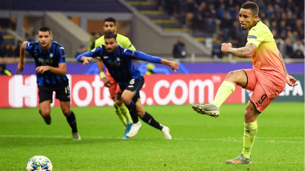 OFF RADAR : There was frustration as Gabriel Jesus sent his 42nd minute penalty wide of the target