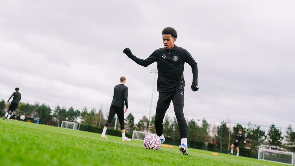 WHISKER WIZARD : Timeo Whisker carries the ball with ease.