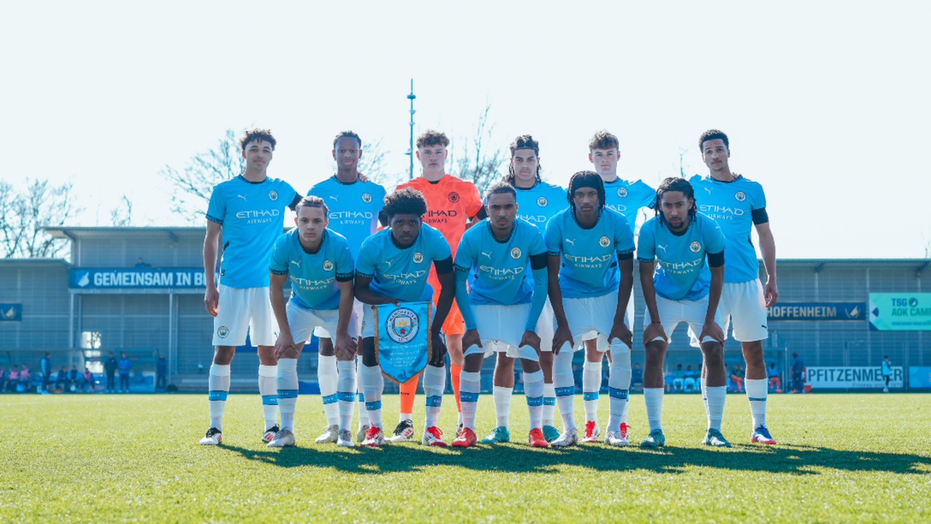 LINE-UP : City's team that faced Hoffenheim.