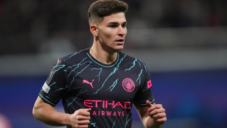 A temporada 23/24 de Julián Álvarez até aqui 