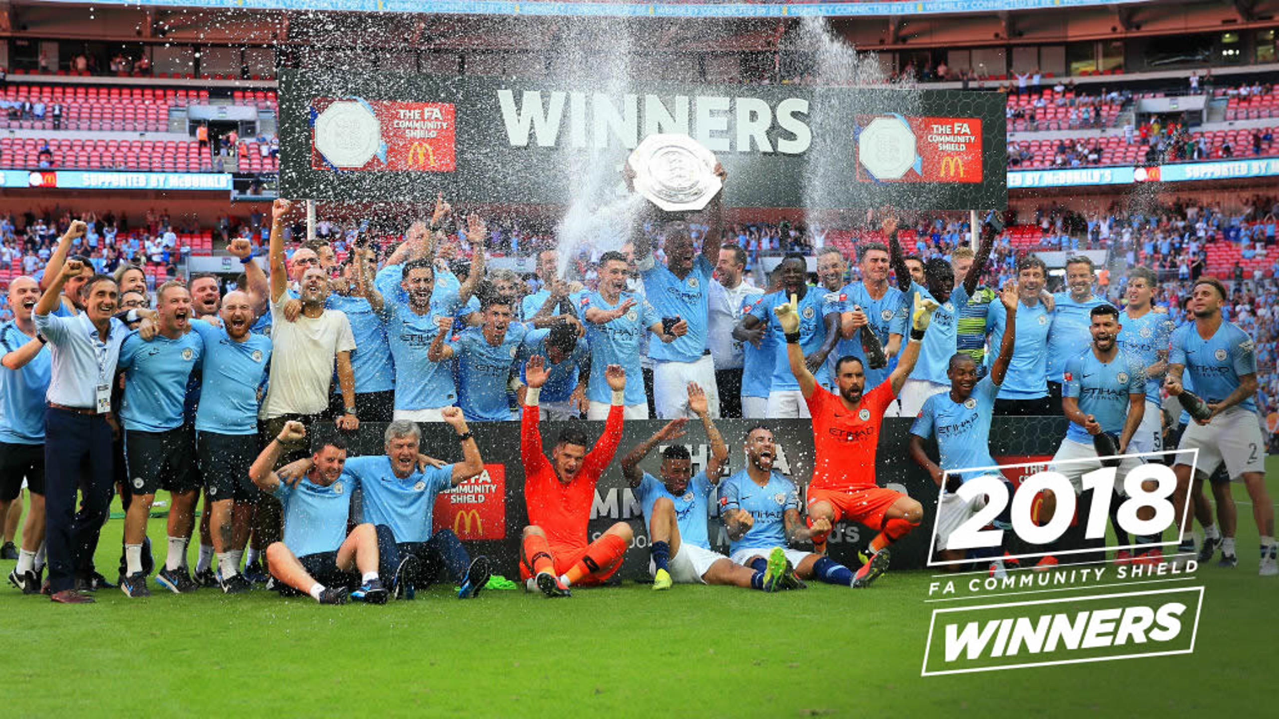 Picture Special: FA Community Shield champions