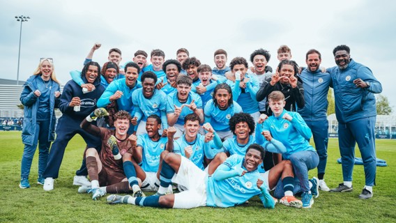 Gallery: Under-18 Premier League North title celebrations