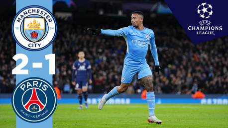 Highlights: City 2-1 Paris Saint-Germain