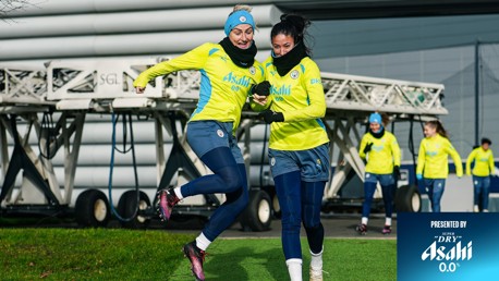 Training: Dialling up to face Aston Villa