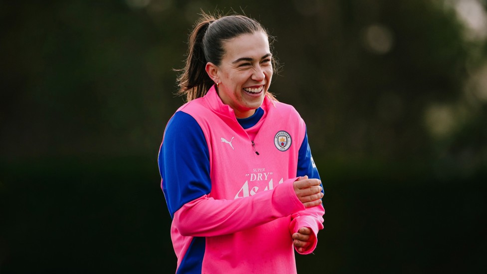 NEW RECRUIT : Sam Coffey in high spirits