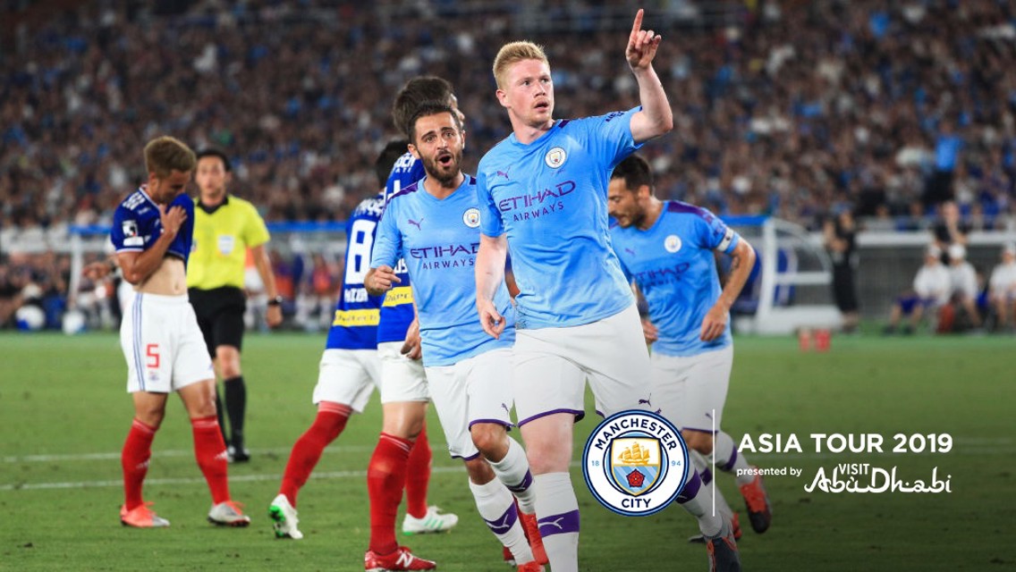 BELGIAN BRILLIANCE: Kevin De Bruyne puts City ahead 