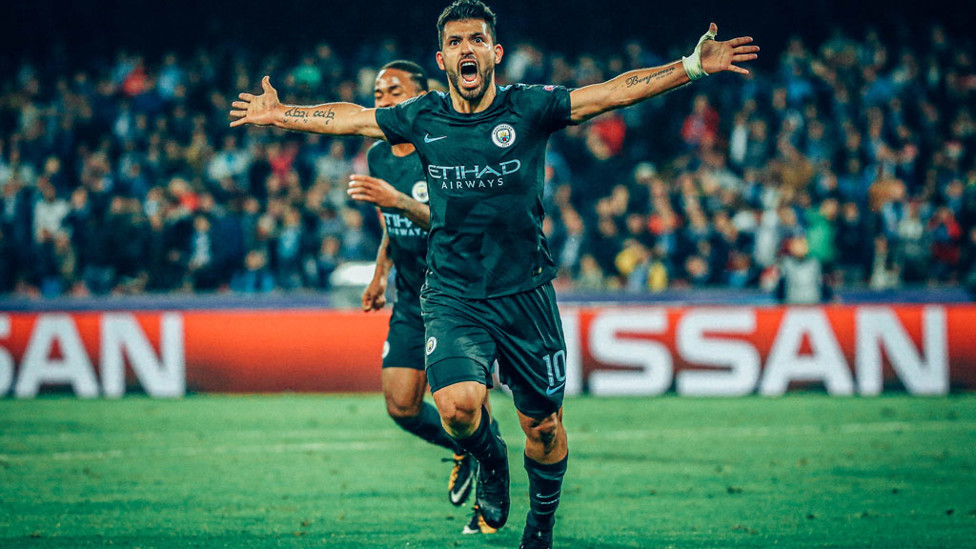 HISTORY MAKER : The moment Sergio Aguero became the Club's all-time leading scorer.