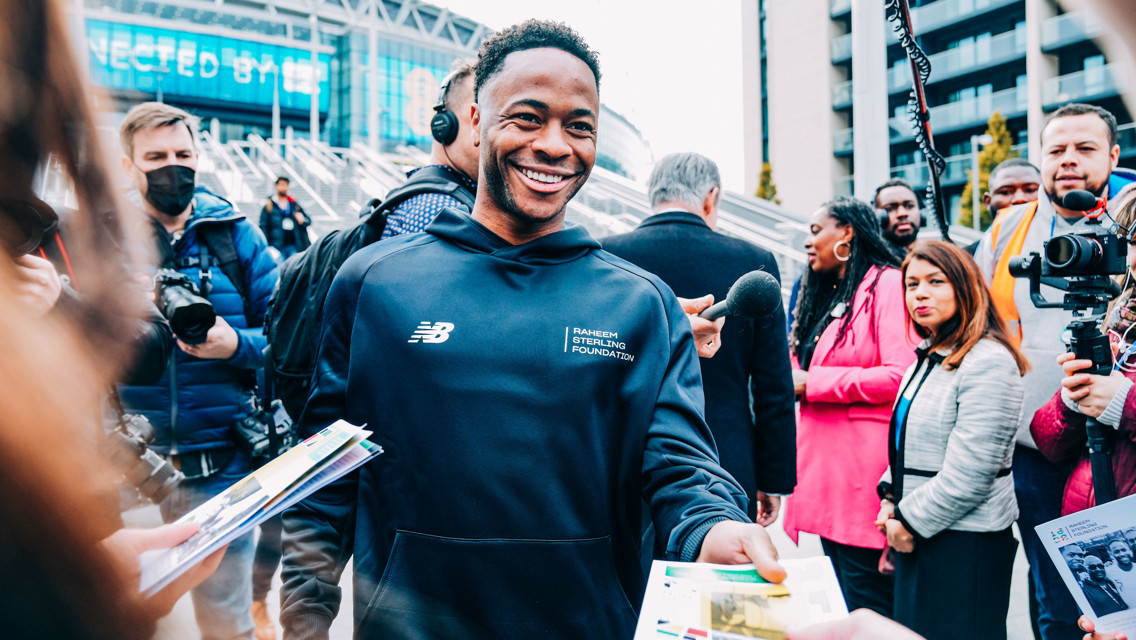 Sterling admits pride at new foundation launch 