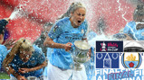 CHAMPAGNE SUPERNOVA: Steph Houghton wasn't ready for that!