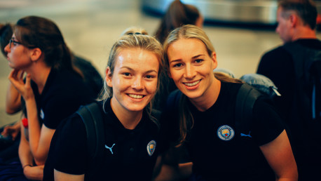 ATTACK AND DEFENCE: Lauren Hemp and Gemma Bonner