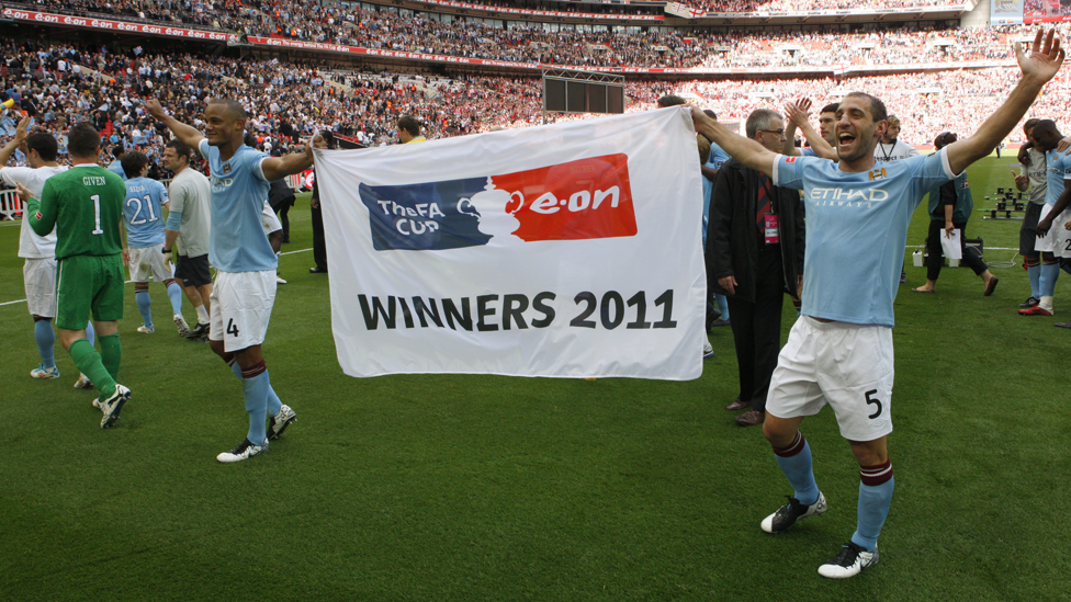 La FA Cup de 2011, el primer gran título del City desde 1976.