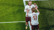 DEADLY DUO: Haaland and KDB celebrate.