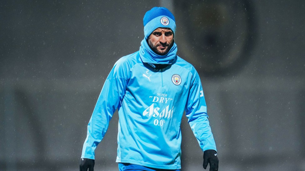 CAPTAIN'S CALL : Kyle Walker stays wrapped up