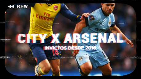 City x Arsenal: Invictos em casa desde 2016 