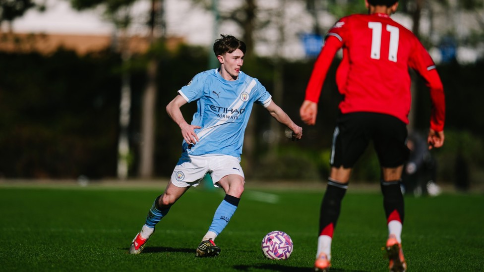 MIDFIELD MAESTRO : Finlay Gorman pulling the strings.